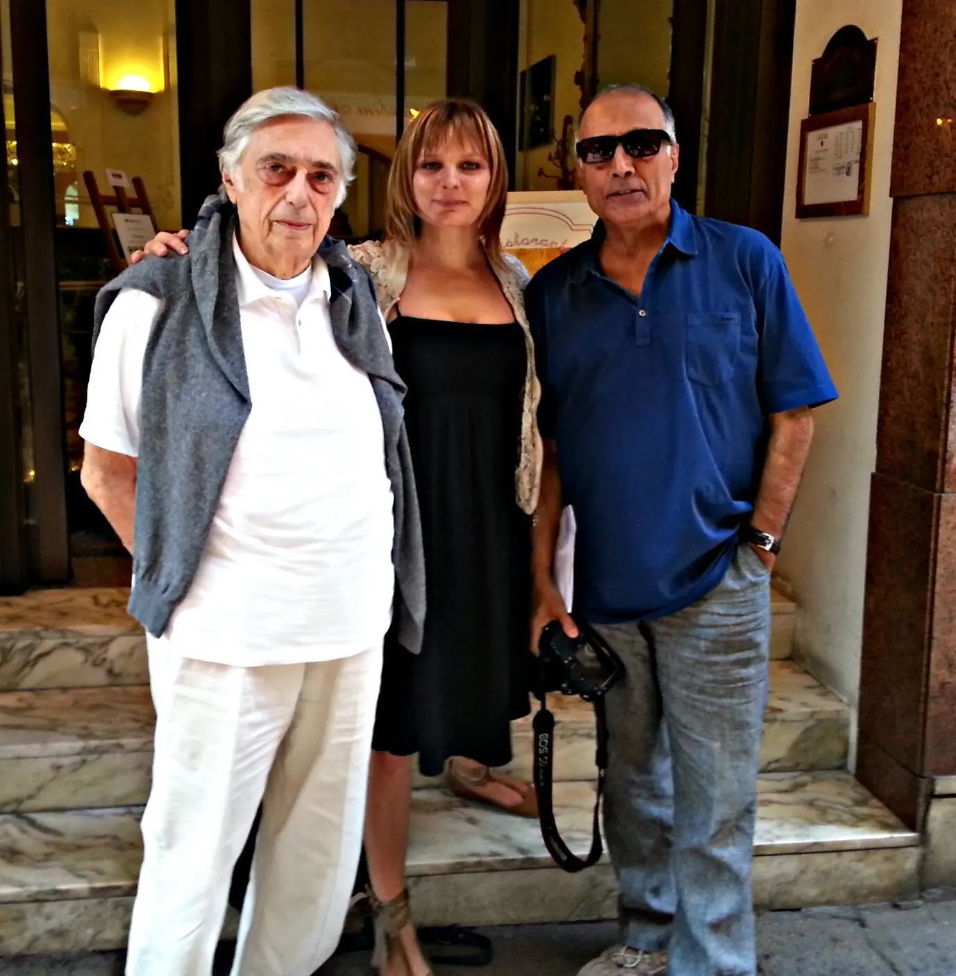 Gian Vittorio Baldi Abbas Kiarostami e IFA President